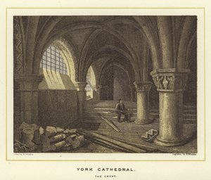 Catedral de York, a cripta de English School