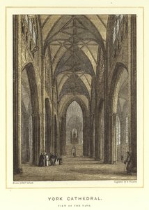 Catedral de York, vista da nave de English School