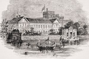 York House, Londres, de "Old England&39;s Worthies" de Lord Brougham e outros, publicou Londres, c.1880s de English School