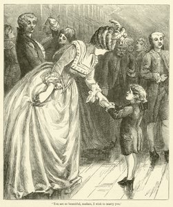 "Sois tão bela, senhora, que gostaria de casar convosco" (gravura) de English School