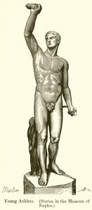 Jovem atleta. (Estátua no Museu de Nápoles) de English School