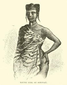 Menina jovem, de, Soninke de English School