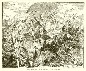Ziska levando os hussitas para a batalha