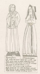 estátua, túmulo de Nicholas Boone e Elizabeth Boone de English School