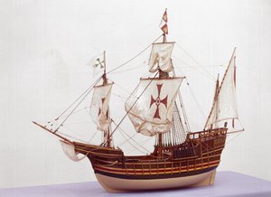Escala de escala 1:20 da Santa Maria (madeira) (ver também 3225)