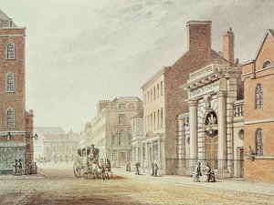 Escritório do fogo de Phoenix (aguarela no papel) de English School English School