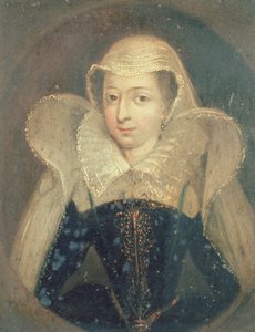 Retrato de Ana Bolena (1507-35) (tempera no painel)