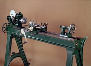 Torno de Whitworth, fabricado em Manchester, 1833-1950 (metal)