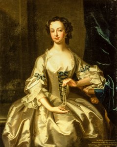 Retrato de Mary Rand por uma cortina drapeada (óleo sobre tela)
