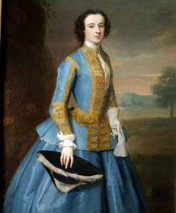 Retrato de uma senhora em um hábito de equitação