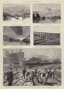 A Grande Ferrovia do Oeste (GWR) (litho)
