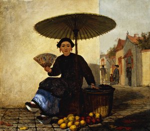 Vendedor de frutas, 1862