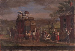 Estudo para o treinador de Pemigewasett, c.1880-89
