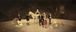 Cena de circo, c.1890 de Enrique Atalaya González