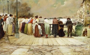Na ponte, 1893 de Enrique Serra