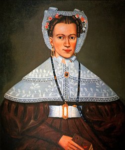 Sra. Pearce, c.1835 (óleo a bordo)