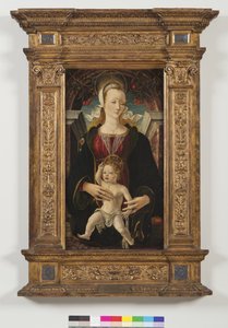 Madonna e criança, 1470-80 de Ercole de Roberti