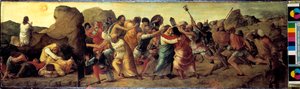 Oração no Jardim do Getsêmani e captura de Jesus Pintura de Ercole de 