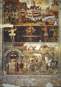 O Mês de Setembro: O Triunfo de Vulcano e o Signo de Libra, da Sala dos Meses, 1467-70