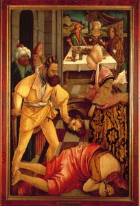 A decapitação de São João Baptista (óleo sobre painel)