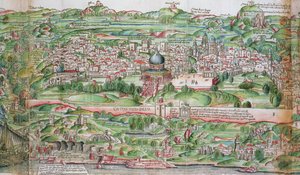 Mapa da Cidade de Jerusalém, de 
