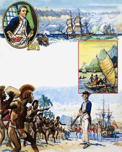 Álbum de recortes de um marinheiro britânico: Viagens de descoberta