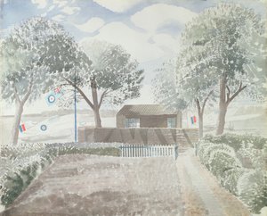 Aeródromo, c.1942 de Eric Ravilious