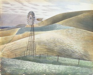 Moinho de Vento, 1934 de Eric Ravilious