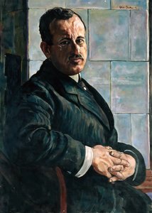 Retrato de Georg Hermann 1871-1943, 1917-1918.