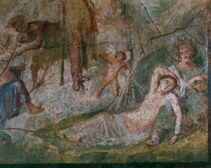 Ariadne e Dionísio na ilha de Naxos de Erich Lessing