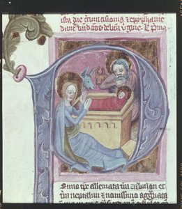 Detalhe: inicial: O Nascimento de Cristo de Erich Lessing