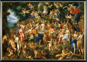 O casamento de Tétis e Peleos ... de Erich Lessing