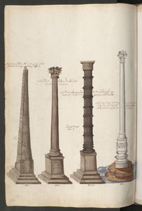 Obelisco e colunas de Erich Lessing