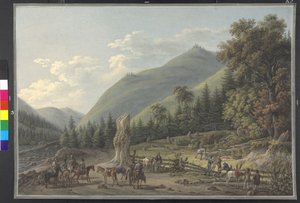 O desfiladeiro de Borscha, Hungria de Erich Lessing