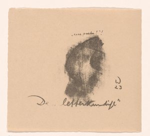 O homem de letras (título original sobre o objecto)
Idealistas II e outros Kanttekeningen (título original da série) de Erich Wichmann