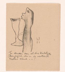 Figura com copo de vinho grande
Idealistas II e outros Cânticos (título original da série)