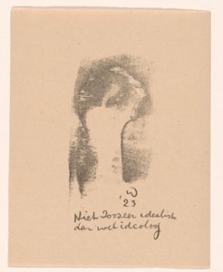 Não tanto idealista como ideólogo (título original sobre o objecto) de Erich Wichmann
