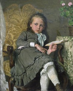 Rapariga na Cadeira de Erik Theodor Werenskiold