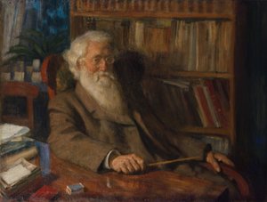 Professor Johan Ernst Welhaven Sars de Erik Theodor Werenskiold