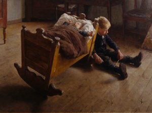 Dois irmãos de Erik Theodor Werenskiold