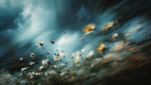 Flores silvestres tempestuosas de Erkan Camlilar