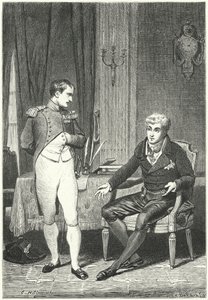 Discussão entre Napoleão e Metternich em Dresden