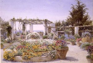 A Pérgola, Villa Inercia, Capri de Ernest Arthur Rowe