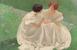 Os dois brancos (Les Deux Blanches). 1898