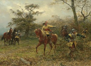 O carvalho de Boscobel, 1889