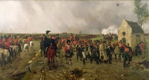 Março de Wellington de Quatre Bras para Waterloo, 1878