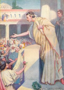 Na manhã seguinte, Cícero fez outro discurso contra Catilina, c1912 1912
