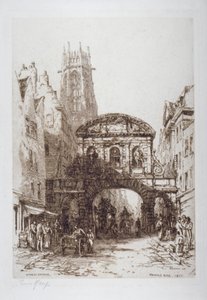 Temple Bar, Londres, 1877 de Ernest George