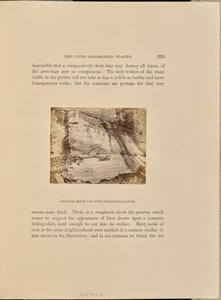 Estrias junto ao glaciar Unter Grindelwald de Ernest H. Edwards
