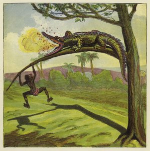 Crocodilo de Ernest Henry Griset